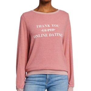 WILDFOX Swipe Right Baggy Beach Jumper NWT